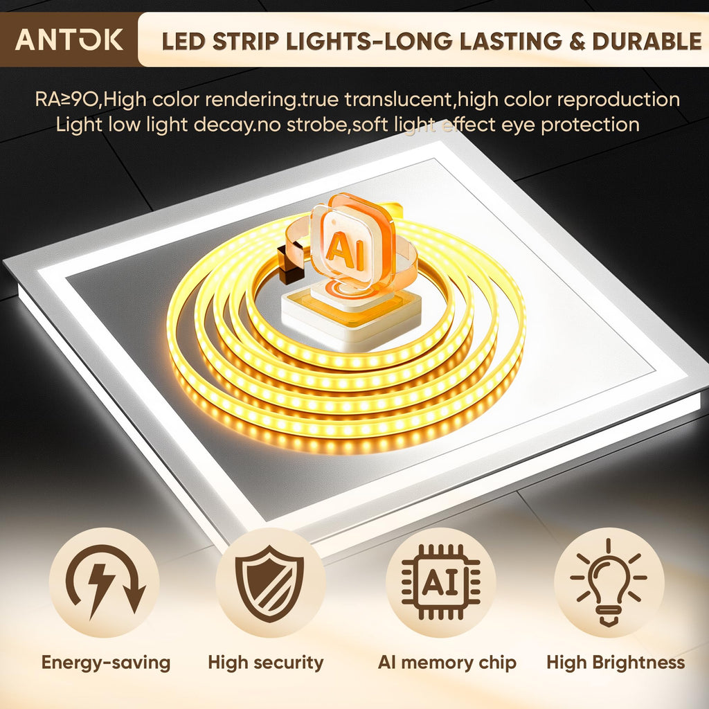 28x36 LED Bathroom Mirror with Lights, Backlit + Frontlit