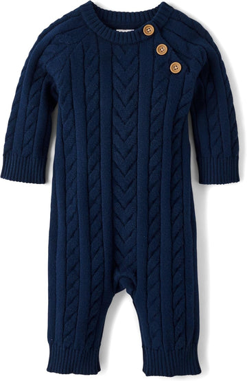 Baby And Newborn Knitted Sweater Romper