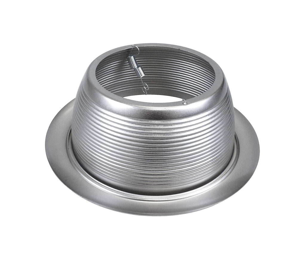 6 inch Nickel Recessed Baffle Trim, Fits 6 inch Housings (17511NK)