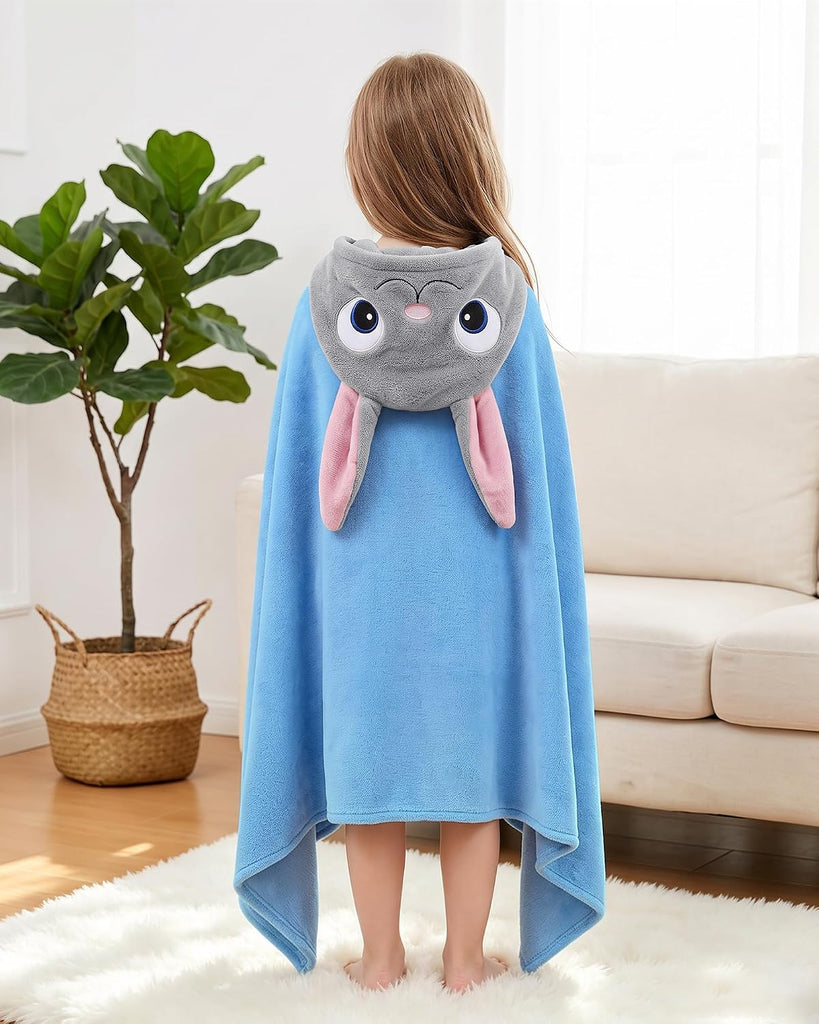 Hooded Bath Towels Kids Soft Unique Animal Design 3-13 Years