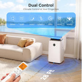 14000 BTU Portable Air Conditioner for Large Room up to 700 Sq. Ft, 3-in-1 Self