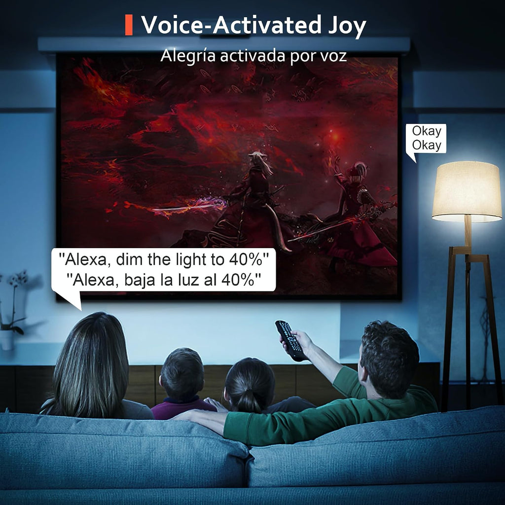 Smart Light Bulbs 8Pack, WiFi & Bluetooth, RGB Color Changing, 100W Equivalent, Dimmable, A19 E26 110V, Compatible