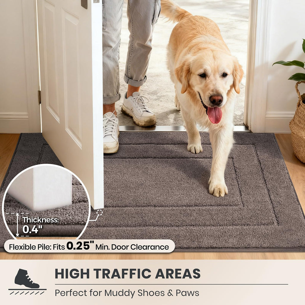 Hallway Runner Rug, ", Grayish Brown