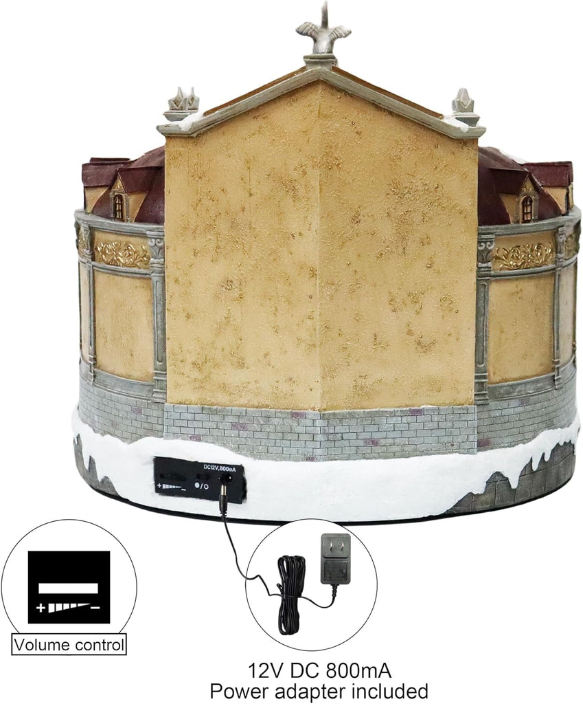 Christmas Village Centerpiece Decor, featuring LED Lights (Opera House)