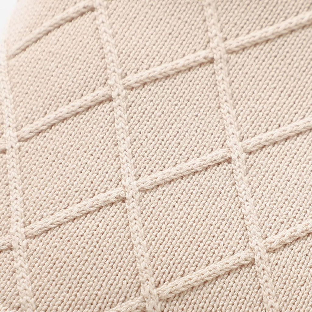 100% Organic Cotton Baby Blanket for Boys Girls, 31.5x40 Inches