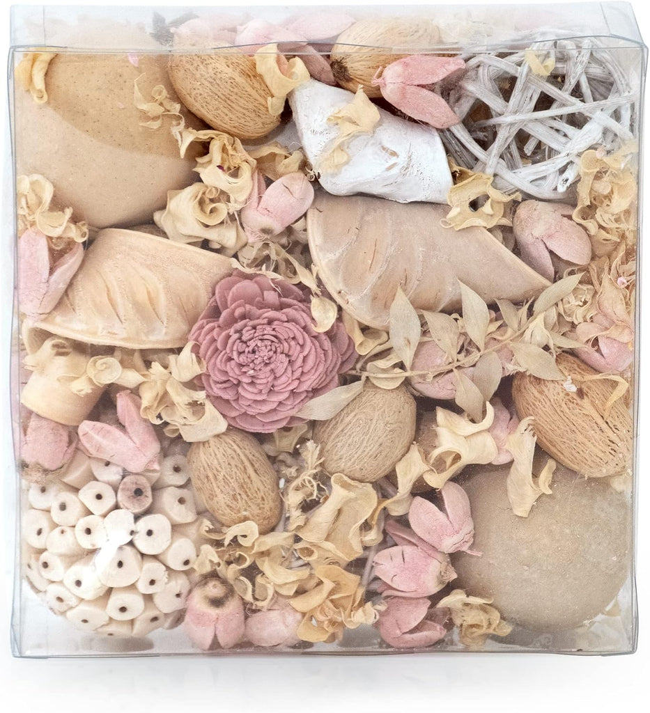 Maison Box Fragrance Potpourri Decorative Vase & Bowl Filler Home Décor (Pink Jasmine)