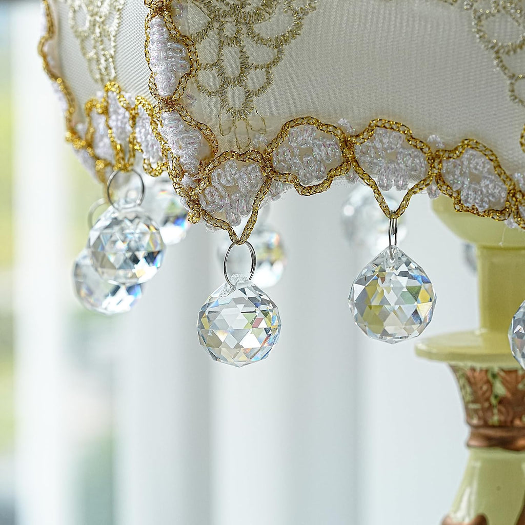 48pcs Clear Crystal Ball Prism 20mm Chandeliers Prism Sun Catcher Hanging - Rainbow Maker