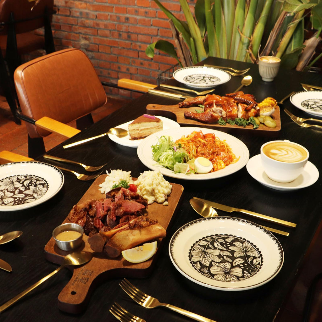 Matte Gold Silverware Set Cuboid Handle 40 Pieces Service for 8