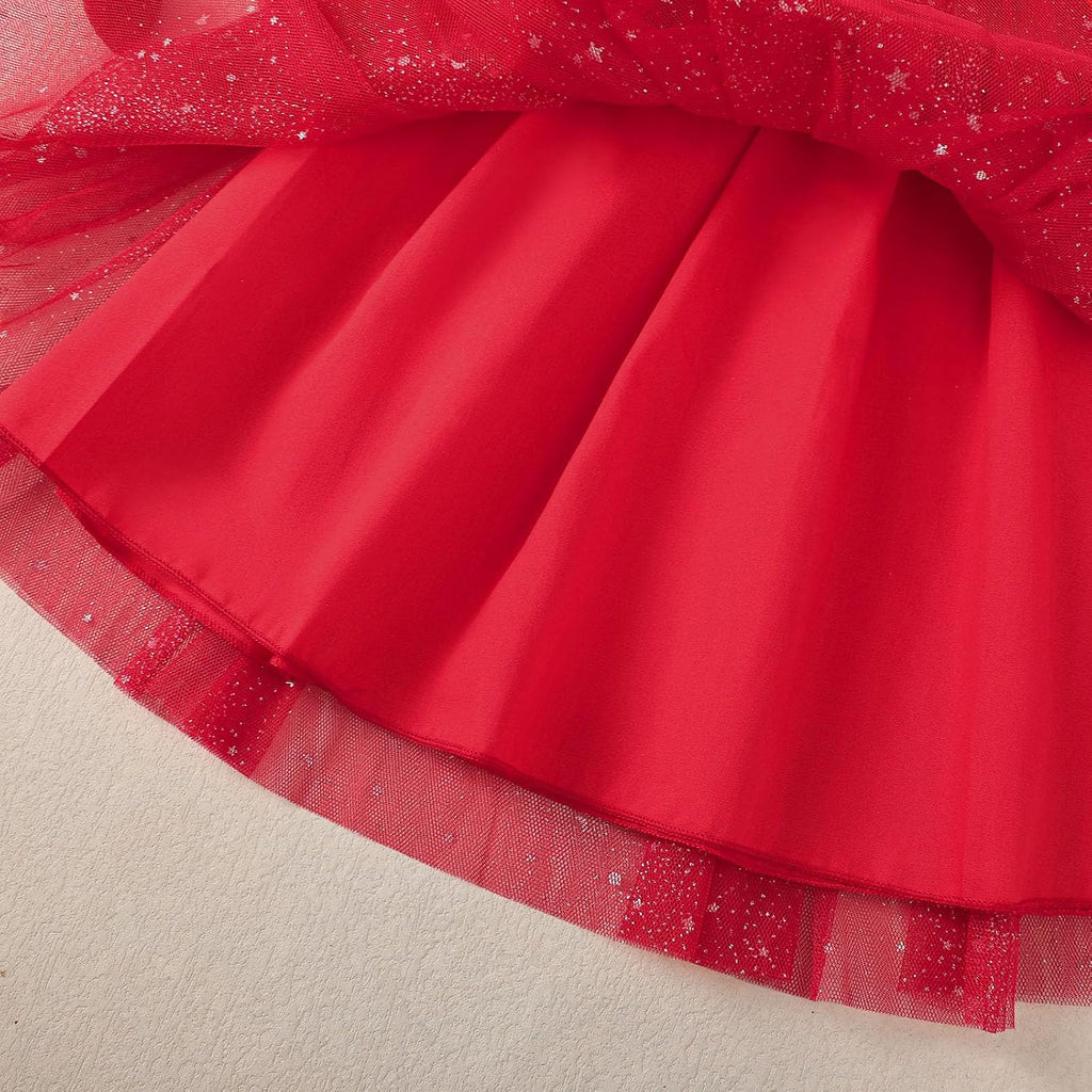 Ruffle Sleeveless Tulle Tutu Dress for Girls 2