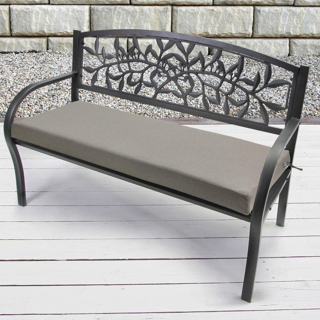 Outdoor Bench Cushion Covers 42x18x3Inch, No Insert-Beige Coffee