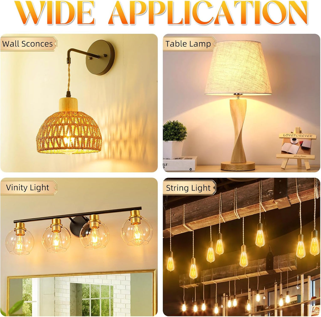 E26 LED Bulb, Soft White 2700K Edison Bulbs, 60 watt Equivalent