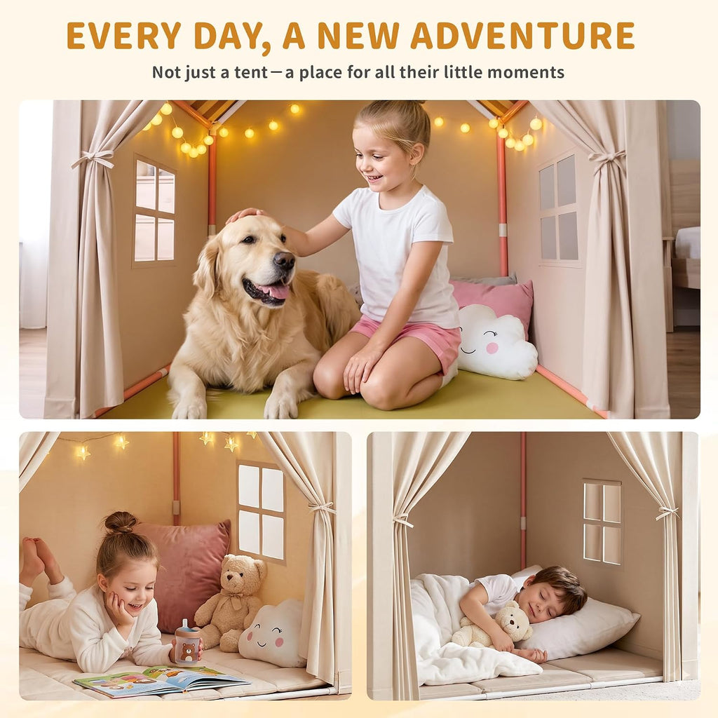 Kids Play Tent, Indoor Toddler Play Tents for Kids, Tent Playhouse