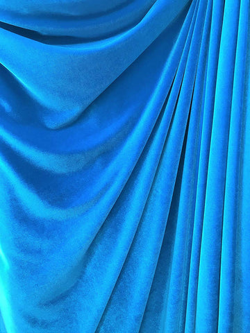 Fabric, 60" Wide, Sells by The Yard, 1 Qty = 1 Yard (5 Yard, Turquoise)
