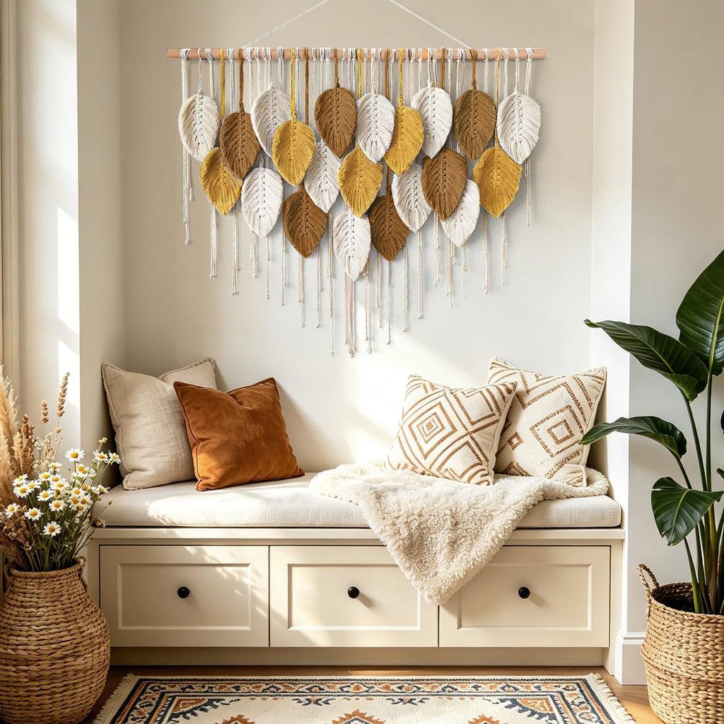 Large Macrame Wall Hanging Boho Home Decor Bohemian Woven Tapestry