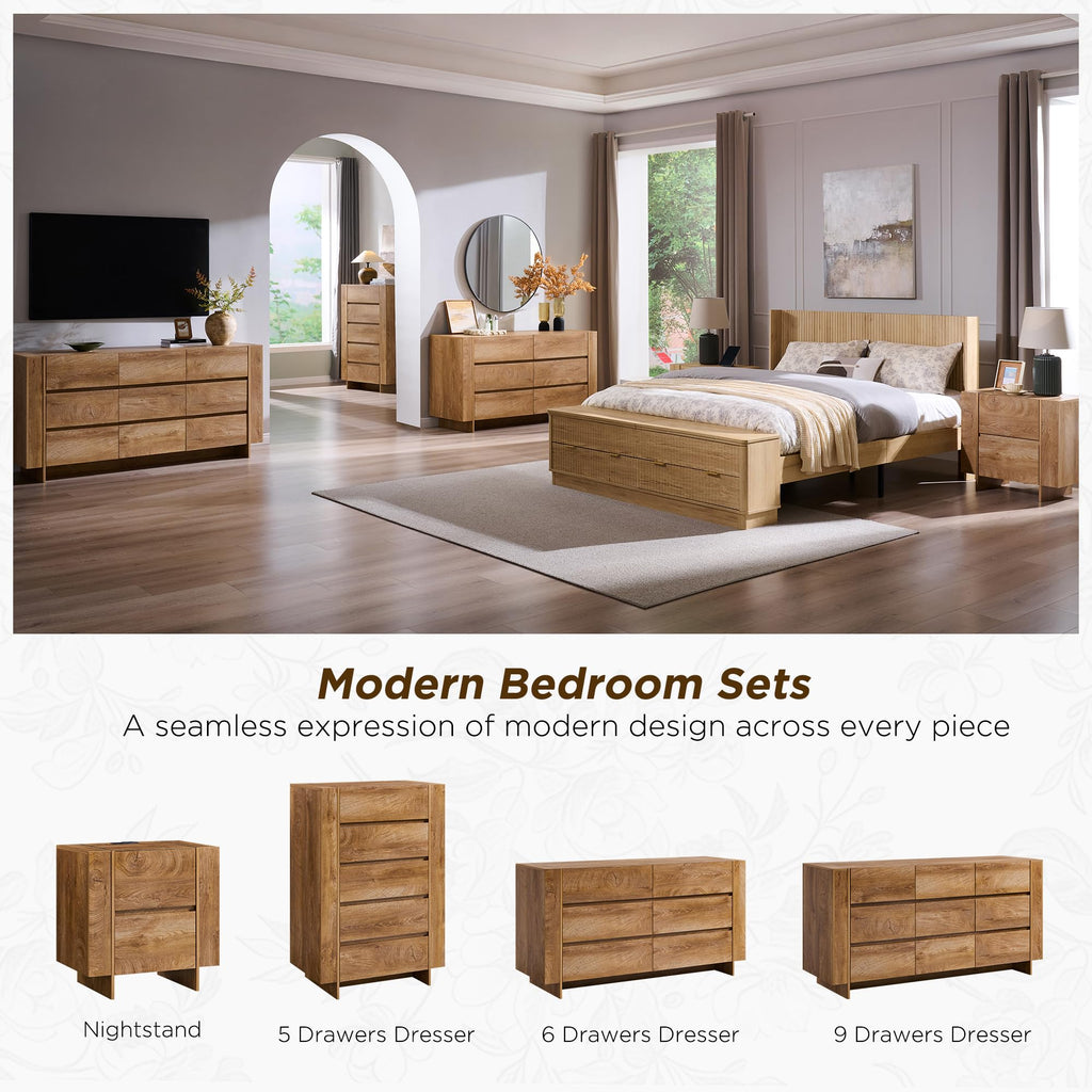47" Tall 5 Drawer, 20" Depth for More Storage