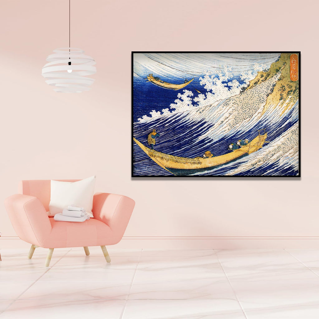 The Great Wave off Kanagawa By Katsushika Hokusai -Japanese Art Oil Painting Japanese Room Decor -Asian Art Vintage