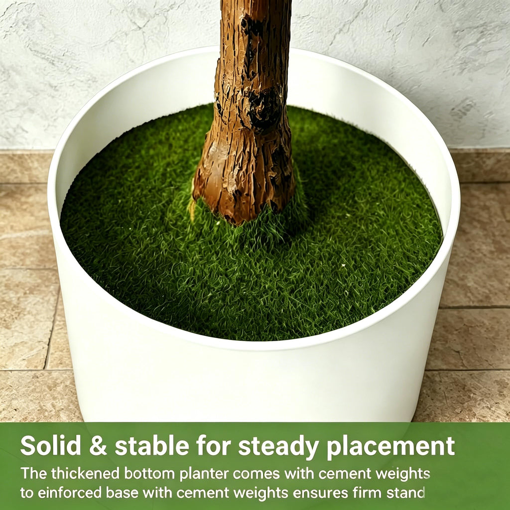 Olive Tree Olive Trees Artificial Indoor 7FT Faux Olive Tree with Pot, Artificial Olive Trees Plant with Realistic