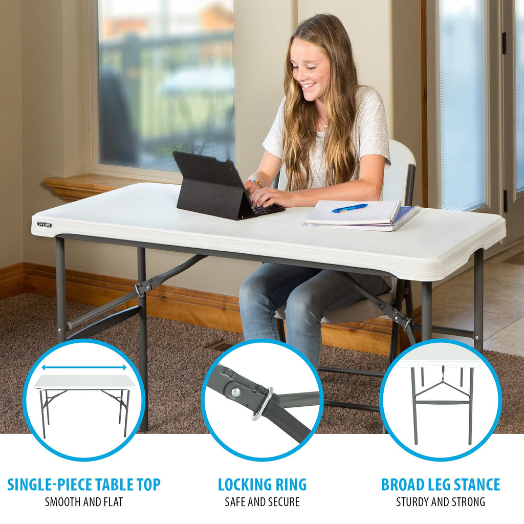 Commercial Nesting Folding Table, 4-Foot