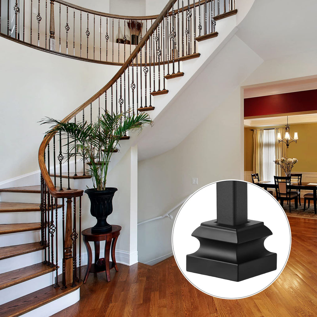 96 Pcs Iron Baluster Shoes for Square Staircase Balusters