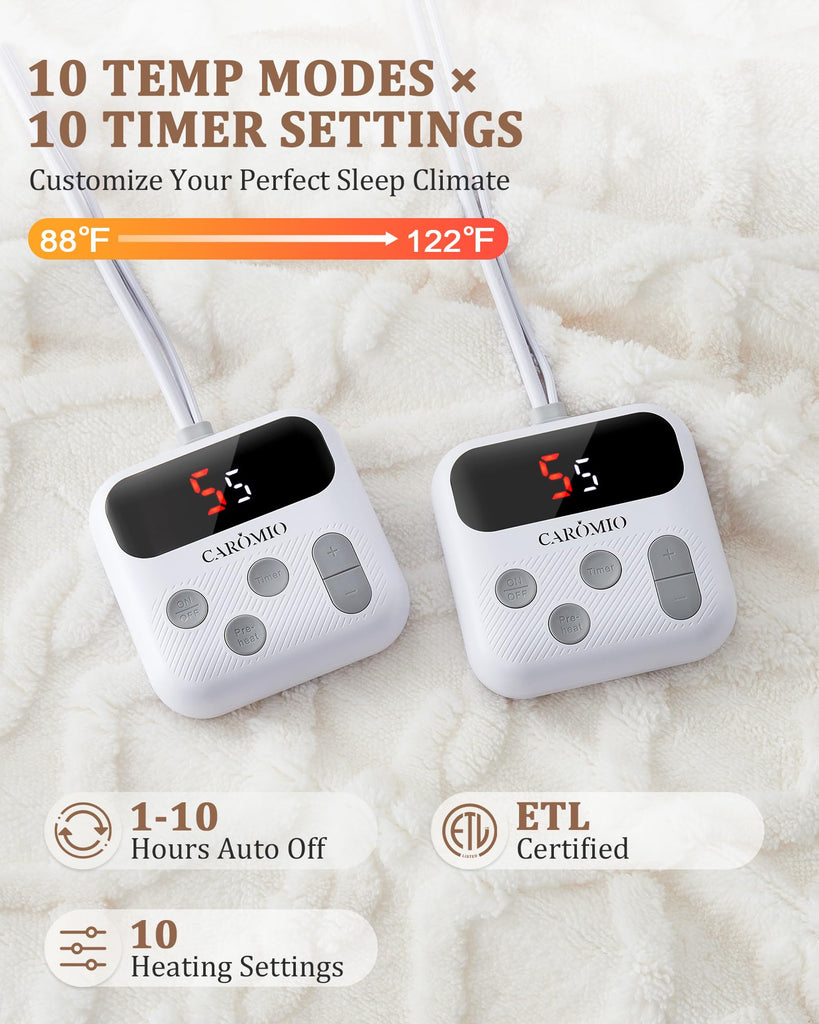 Electric Blanket Dual Control, Heated Blanket