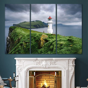 Nature Wall Art Prints - Ocean Forest Mountain Lake Canvas Landscapes - Small to Extra Large Living Room Bedroom