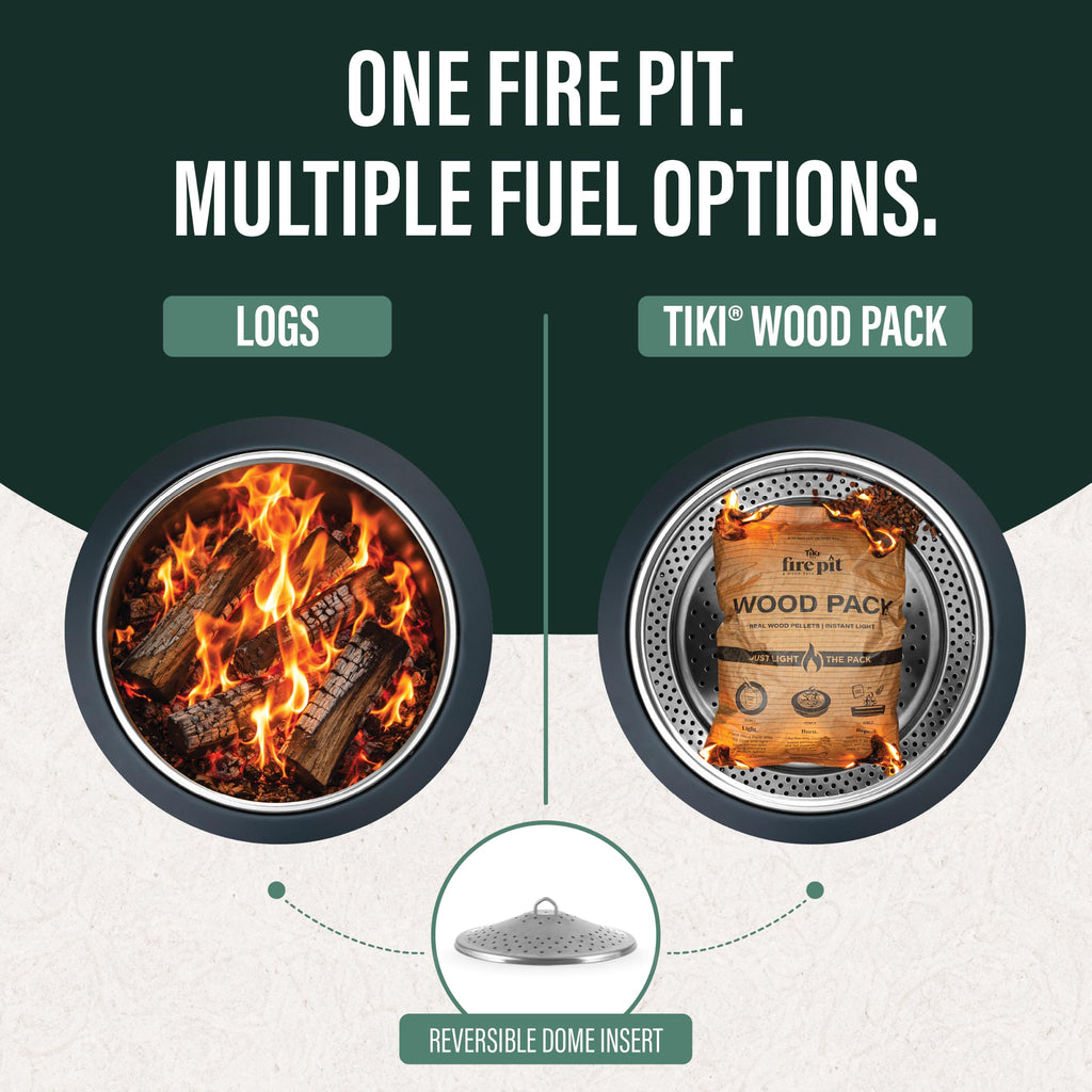 Social 20-Inch Portable Smokeless Outdoor Wood Burning Fire Pit