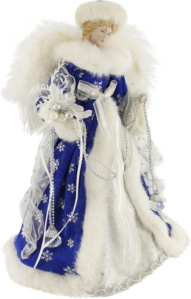 Hill 14" Royal Blue Angel Tree Topper 414530