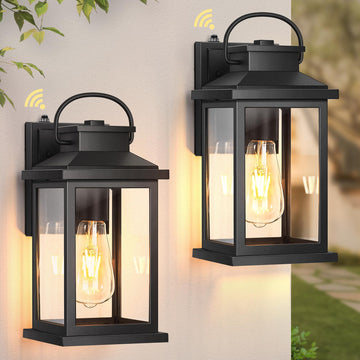 Dusk to Dawn Outdoor Wall Lantern, Outside Lights