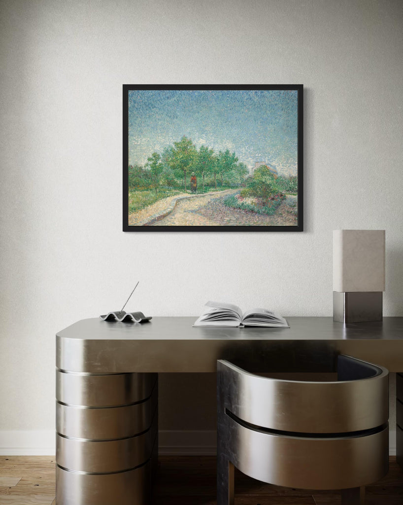 Square Saint by Van Gogh Unframed Wall Art Print Poster, Vintage Landscape Painting Wall Art, Bathroom Decor 122