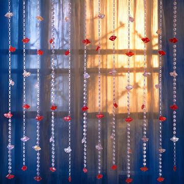 12 Pcs Crystal Sparkling Suncatcher Hanging Sun Catcher with Chain Pendant Ornament for Window Party Wedding Home