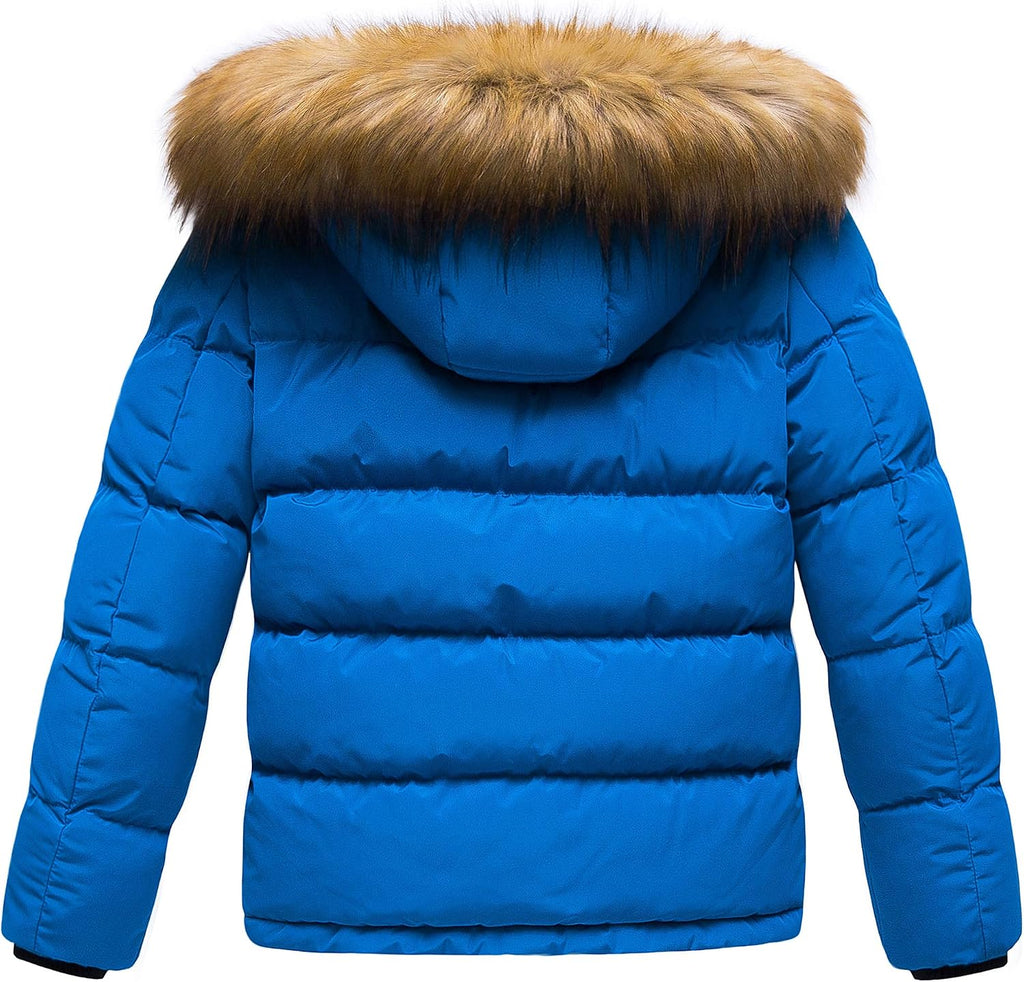 Boy's Water Resistant Winter Coats Warm Fleece Lined Outwear Windbreaker Ski Jacket