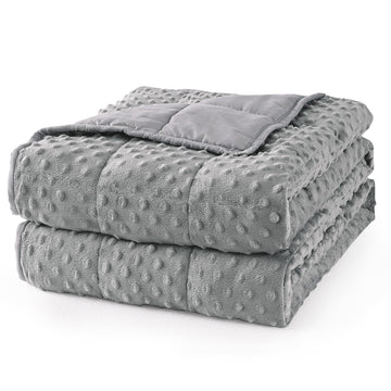 Cooling Weighted Blanket for Adults, Queen Size 15 lbs, 60′′x80′′