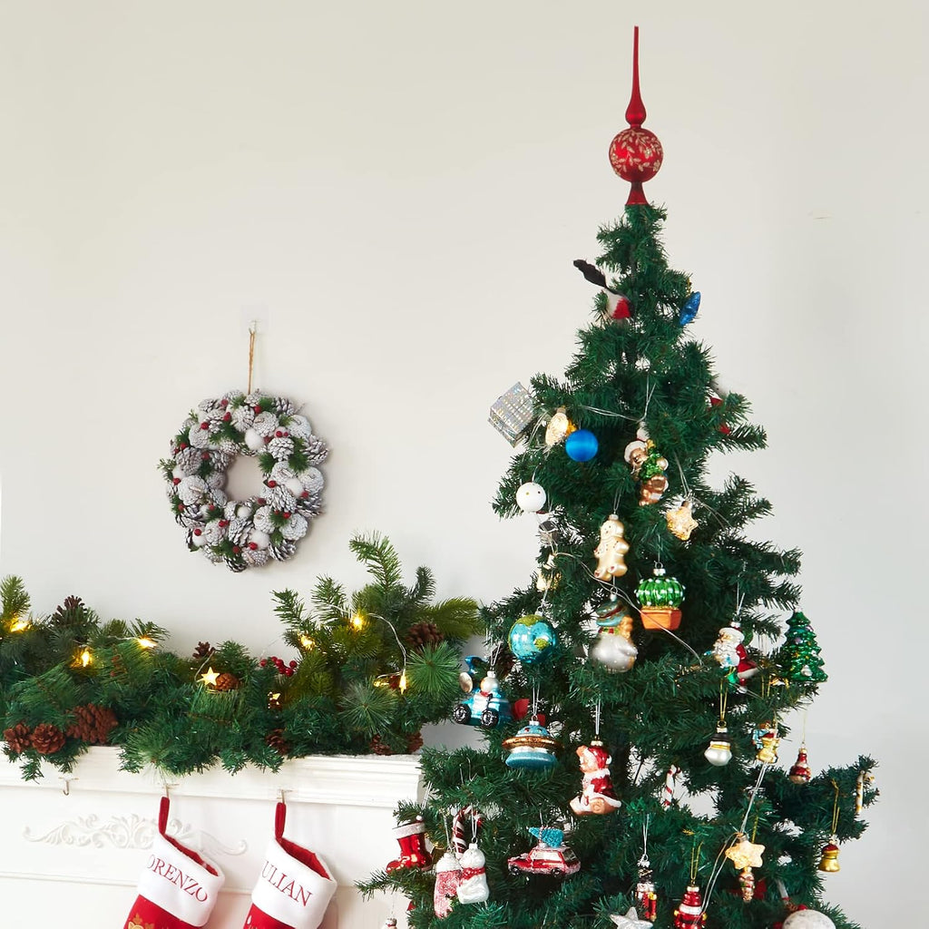 Glass Spherical Christmas Tree Topper 12"