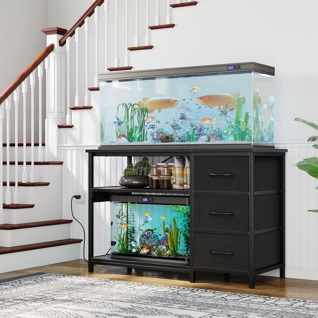 55-75 Gallon Aquarium Stand, Heavy Duty Fish Tank Stand