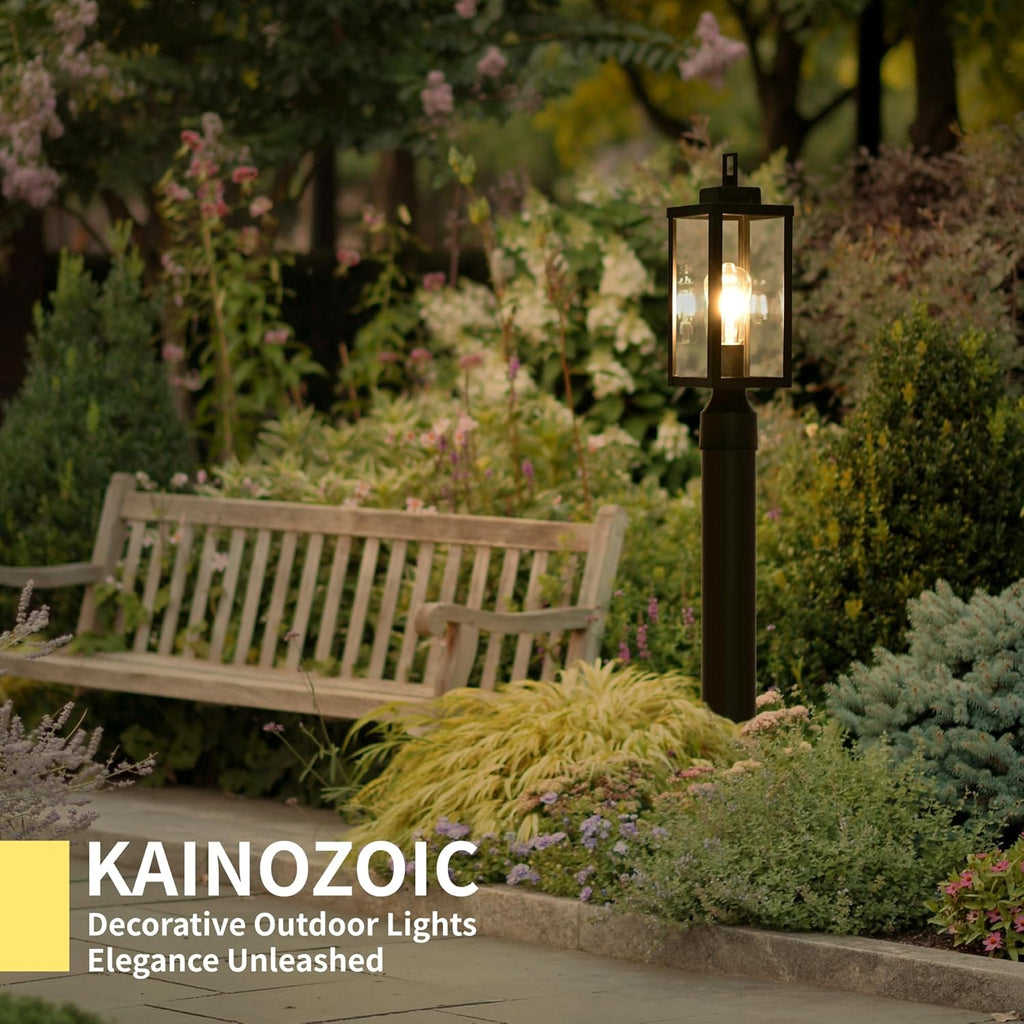 Outdoor Post Light Anti-Rust Lamp Post Lights Fixture Waterproof Exterior Lighting Lamp Post Outdoor Pole Light for