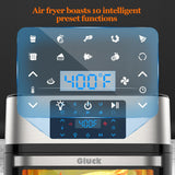 Air Fryer Oven Large 20 QT, 10-in-1 Toaster Oven Air Fryer Combo with Window for Family, Airfryer Oven with Rotisserie