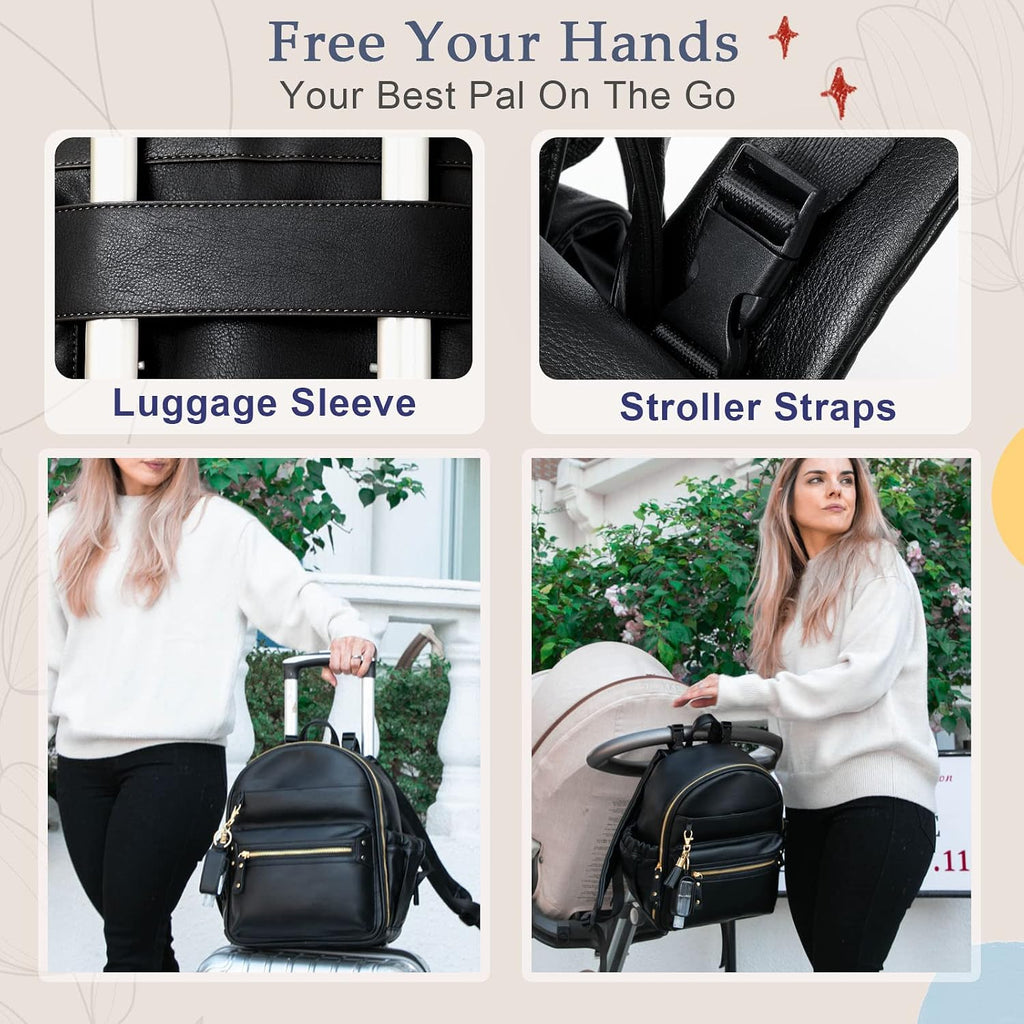 Small Diaper Bag Mini Diaper Bag Backpack Mini Backpack for Moms