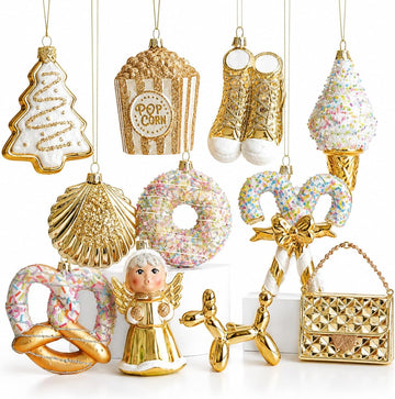 Glass Ornaments Set