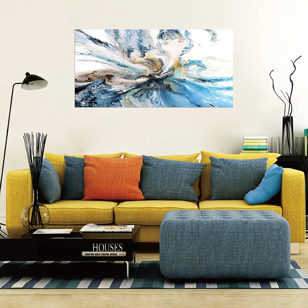 A74975 Large Abstract Canvas Wall Art Decoration Abstract Watercolor Picture Canvas Prints Painting for Wall Decor