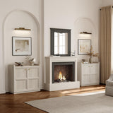 Buffet Cabinet with Storage 101" Sideboard Accent Storage Cabinet for Bedroom Dining Room Living Room Entryway with