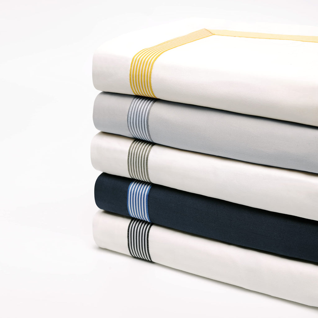 Miller Embroidered Duvet Cover Set, Long-Staple Cotton, Grey/Grey
