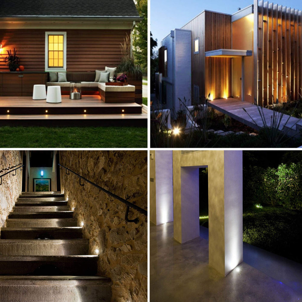 LED In-Ground Well Lights Square,3W, DC12V-24V Waterproof IP67,Aluminum&Stainless Steel,Buried Underground Outdoor