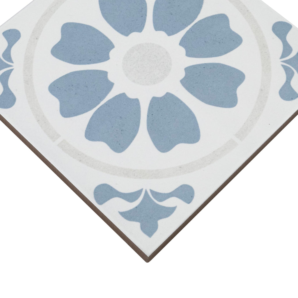 Porcelain Wall Tile | Tamensa Encaustic | 8" x 8"