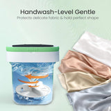 Portable Washing Machine - 16L Mini Foldable Washer with Spin Basket, 3 Cleaning Modes & Deep Cleaning for Small