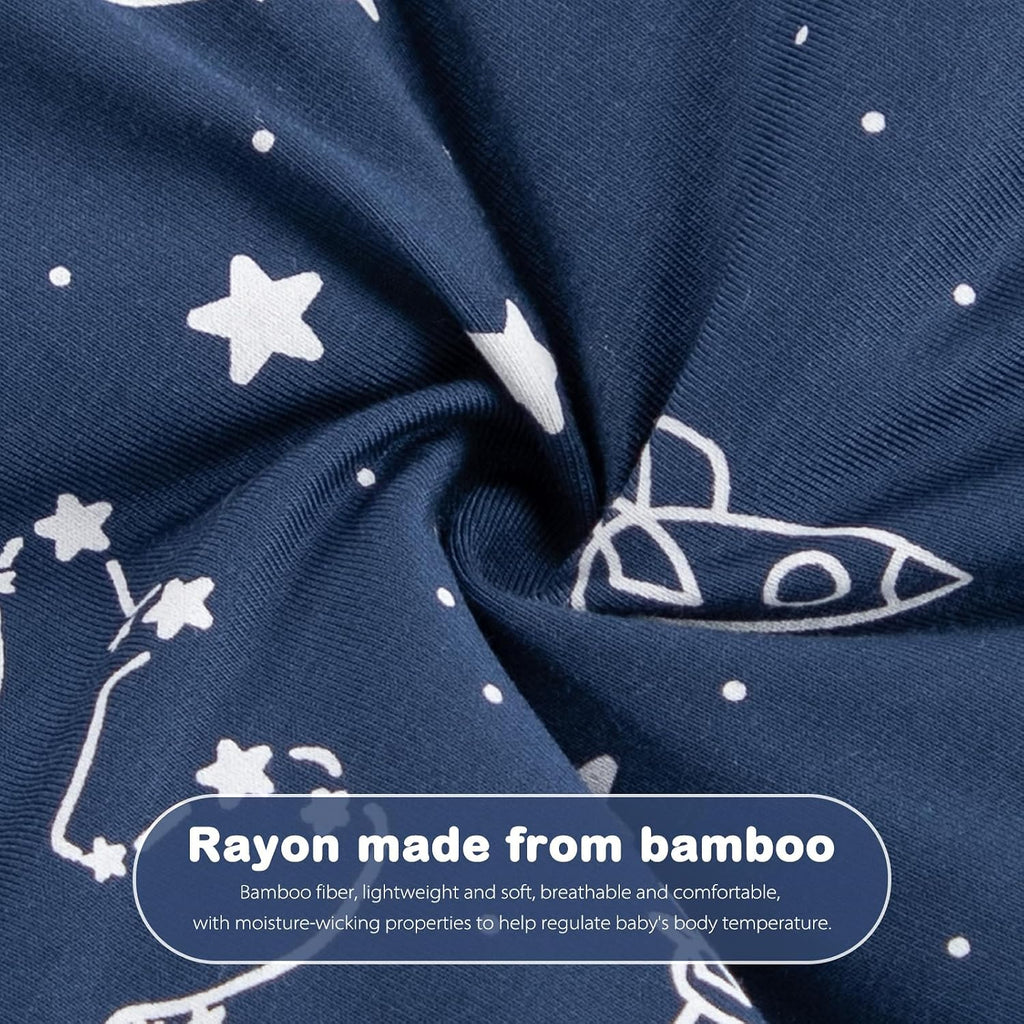 Unisex Rayon Made from Bamboo Sleep Sack with Way Zipper,2.5 Tog Baby Winter Sleep Sack(Navy Blue, )