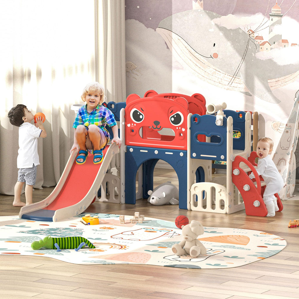 9 in 1 Toddler Slide and toddler outdoor playset