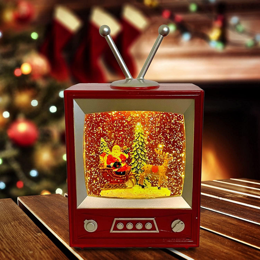 The San Francisco Music Box Santa in Spinning Water Television