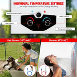Tankless Water Heater Propane, 2.64GPM 10L Outdoor Portable water heater, with 2 GPM Water Pump