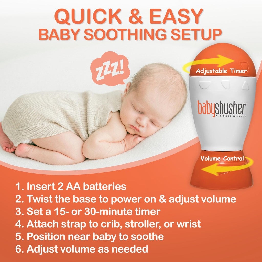 Shusher Gift Box Edition Sound Machine for Babies, Newborn Sleep Aid