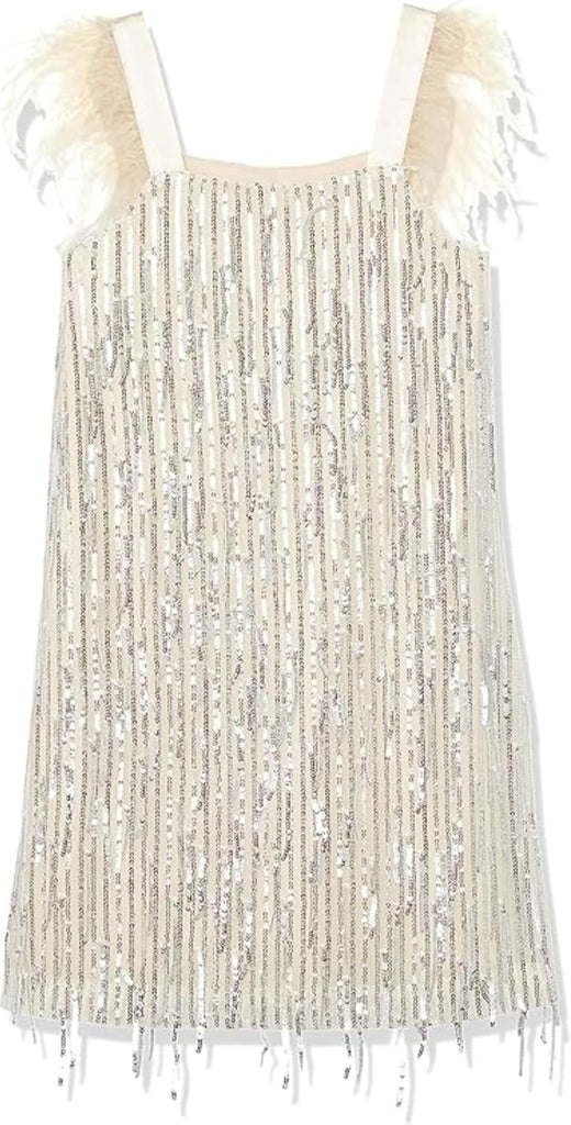 Girls' Sleeveless Sequin Party Dress